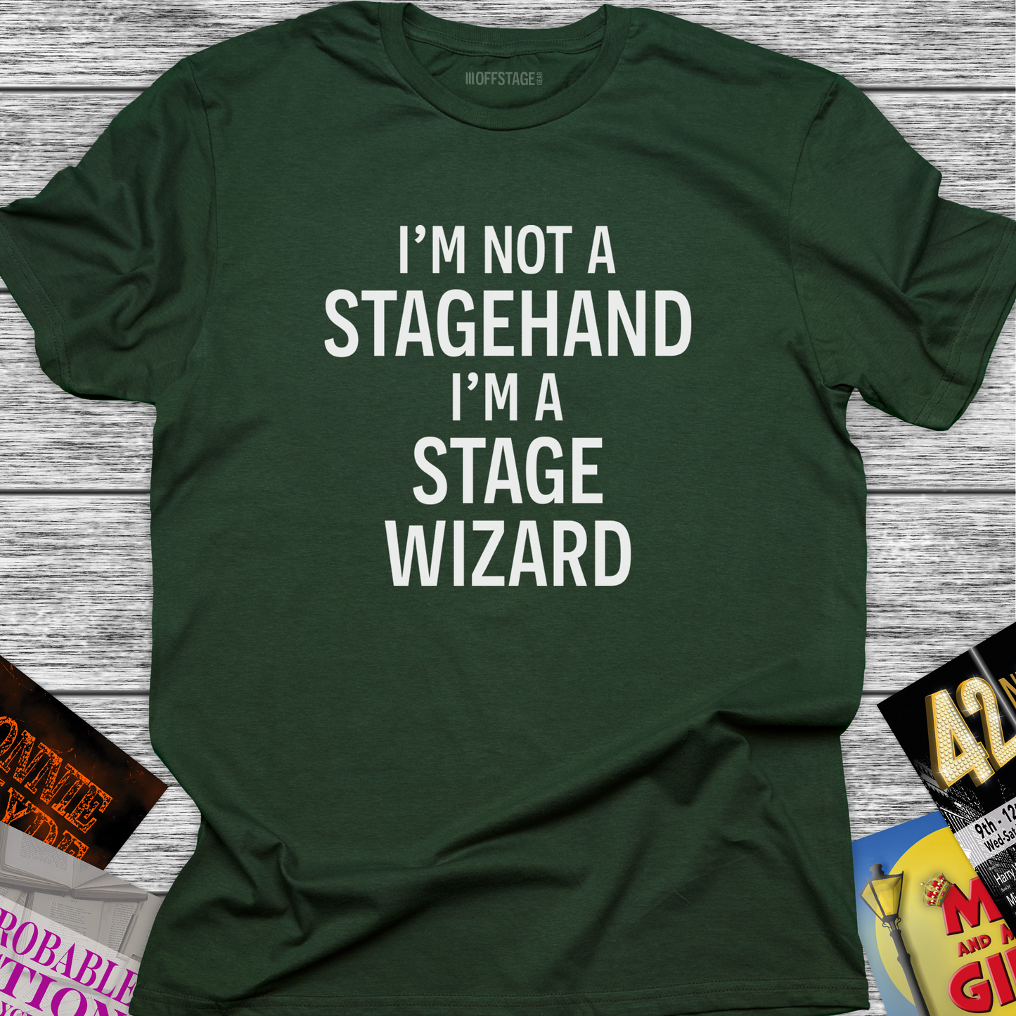 I'm not a stagehand, I'm a stage wizard