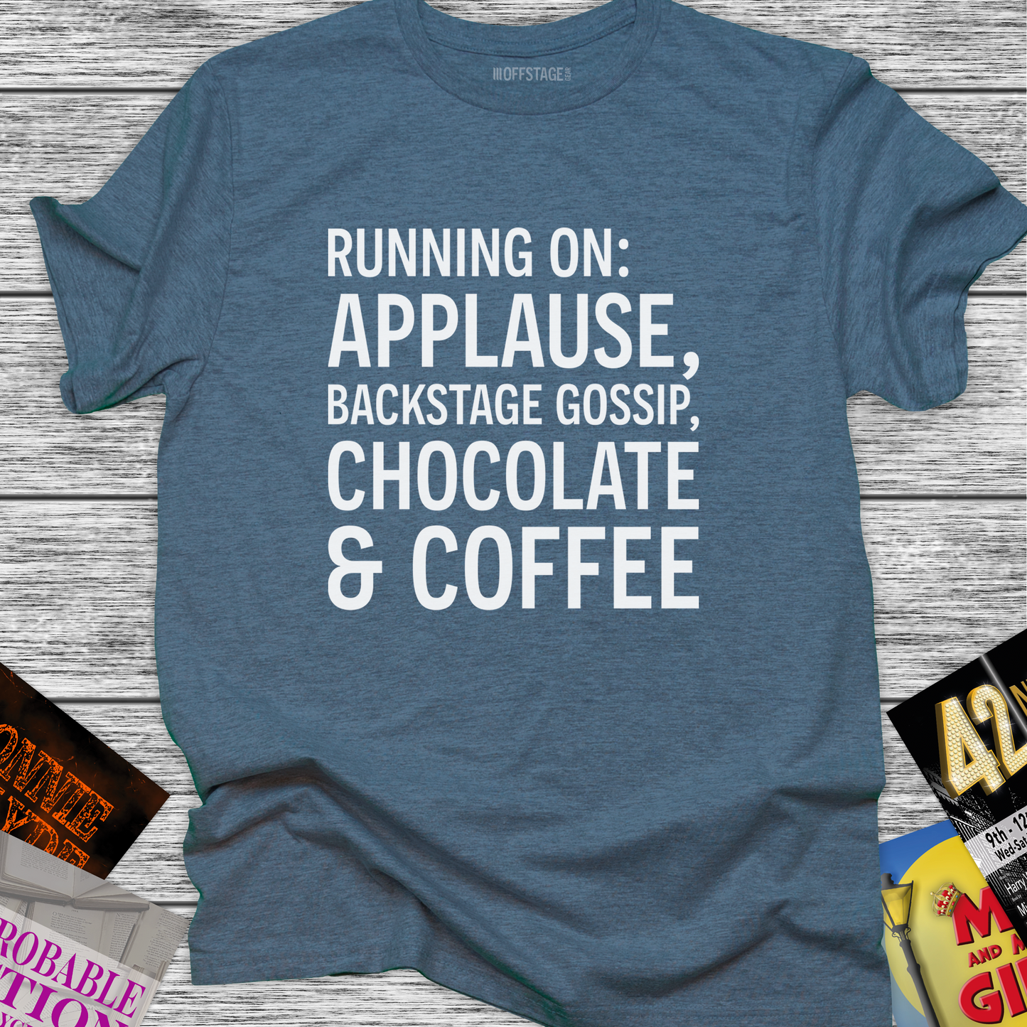 Running on: Applause, Backstage Gossip, Chocolate & Coffee