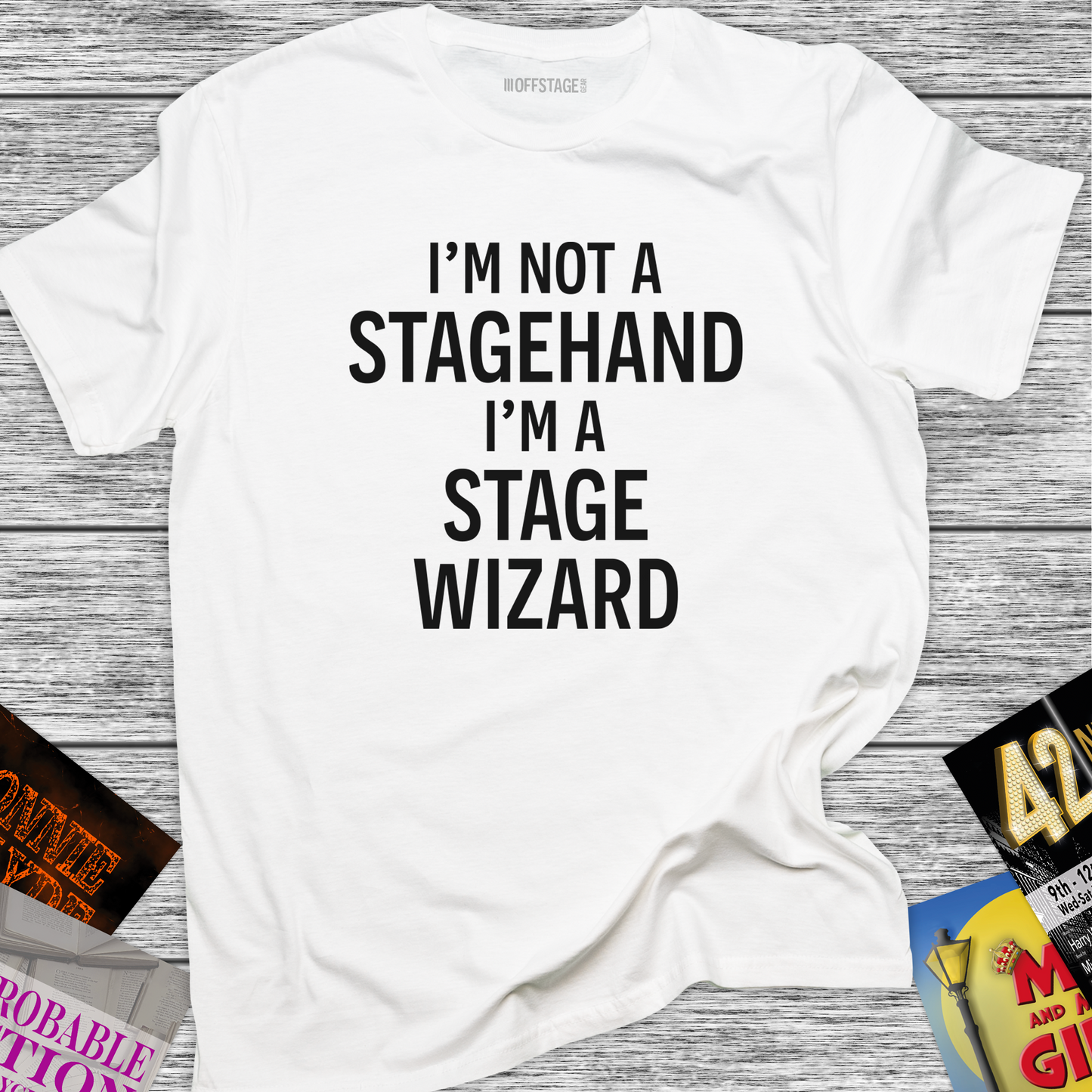 I'm not a stagehand, I'm a stage wizard