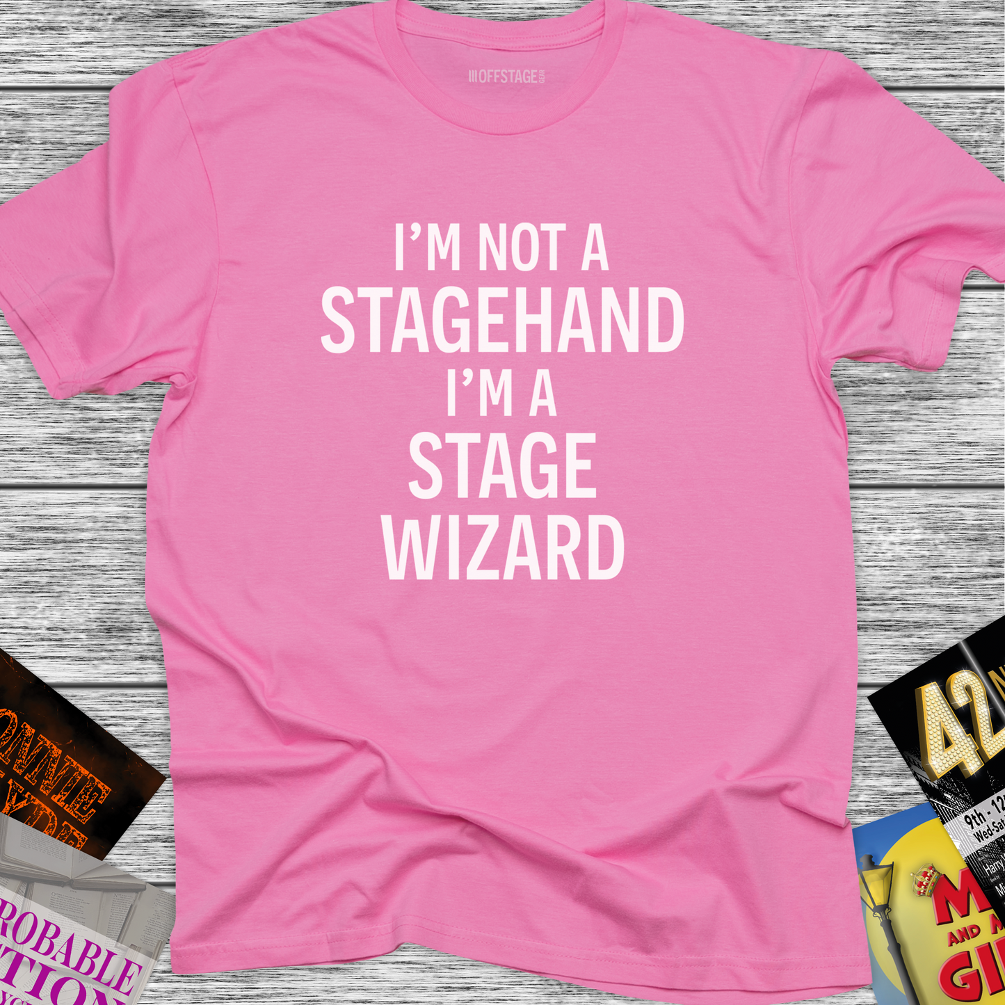 I'm not a stagehand, I'm a stage wizard