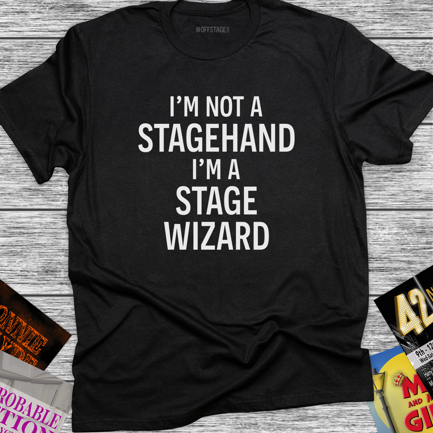 I'm not a stagehand, I'm a stage wizard