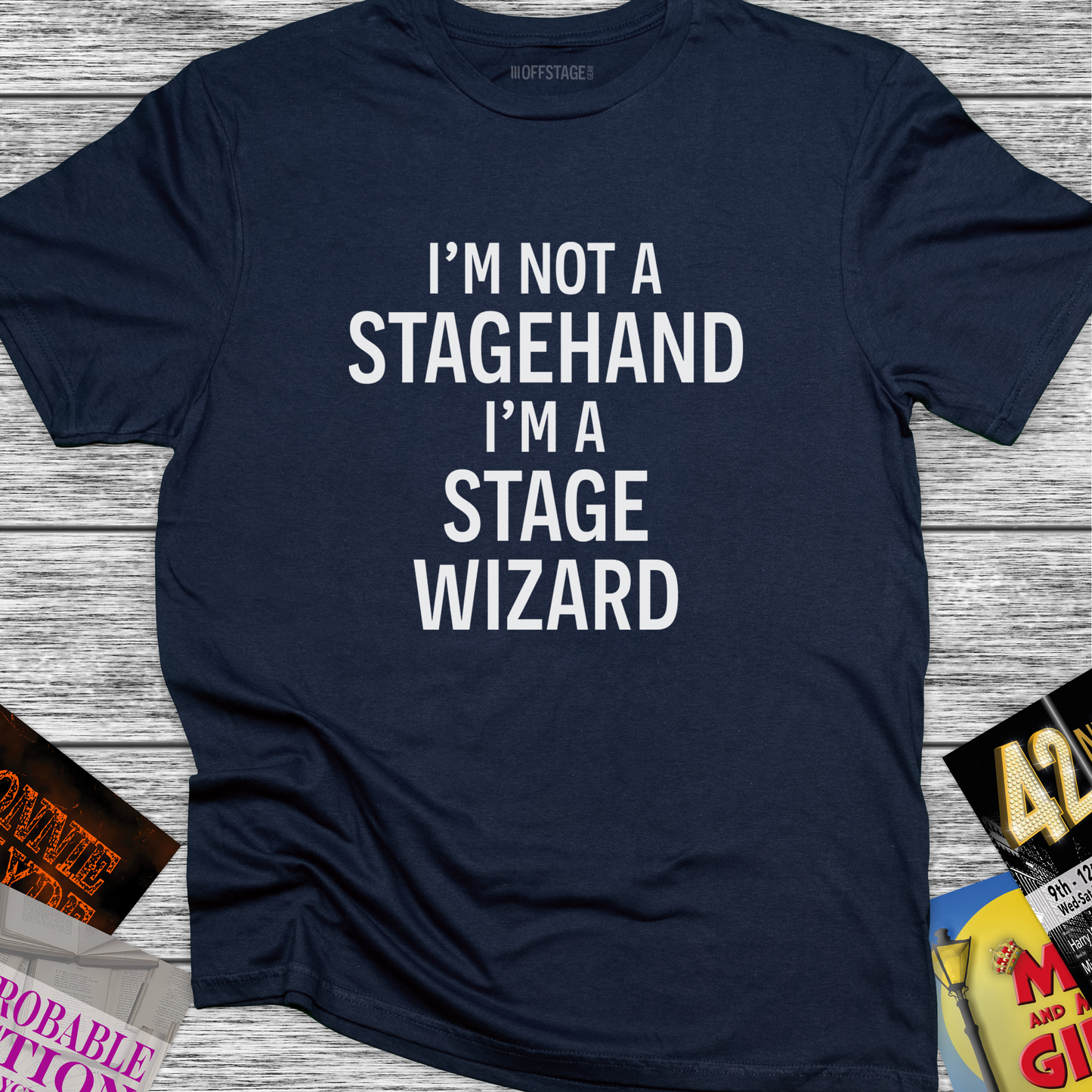 I'm not a stagehand, I'm a stage wizard